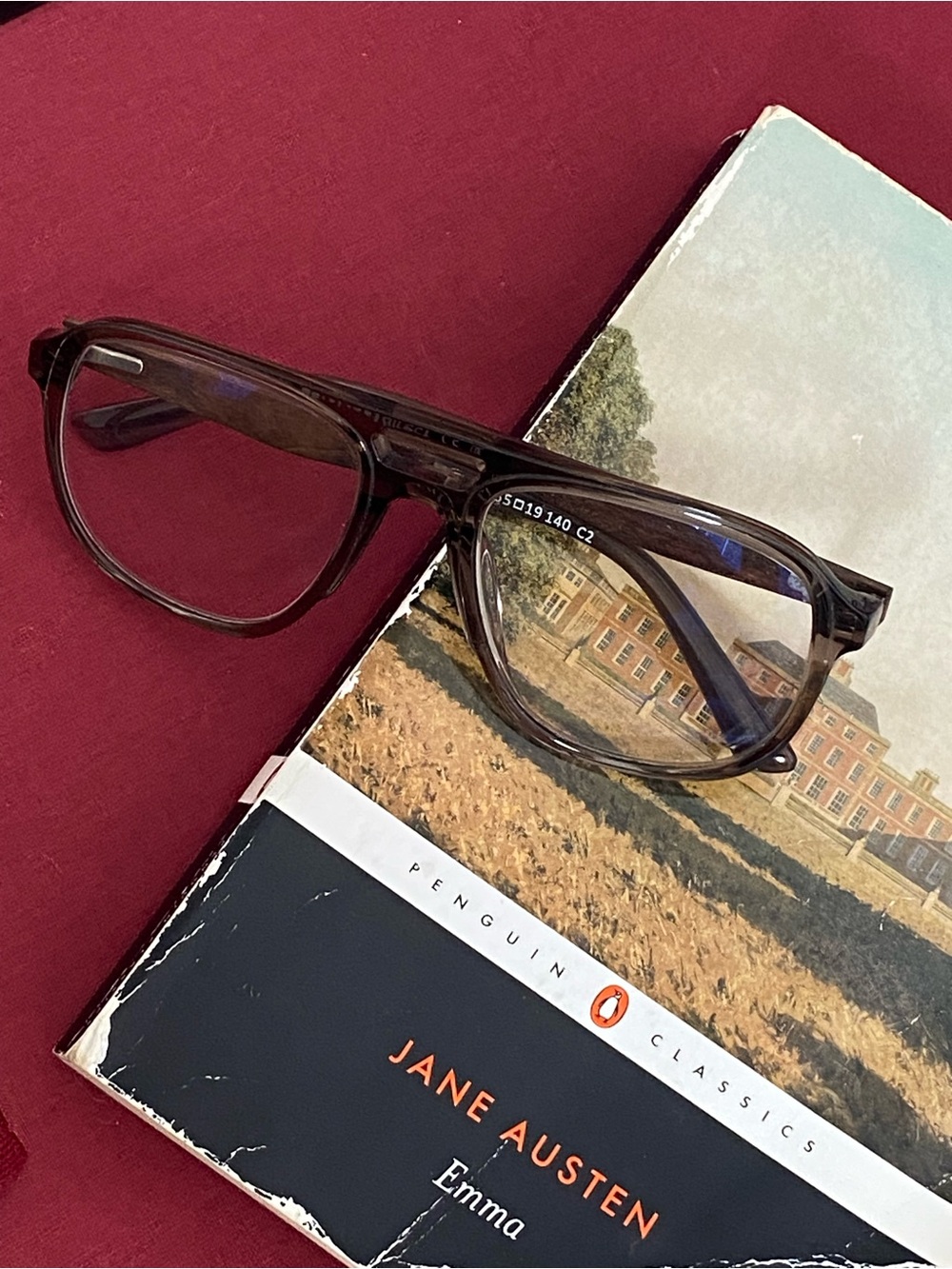 Never-Worn Chunky Aviator Reading Glasses w/ Transparent Gray Frame
